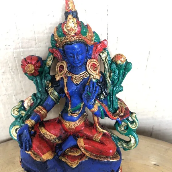 Blue statue Image